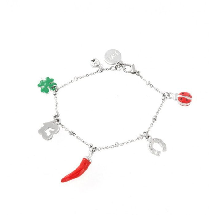 Bracciale con ciondoli scaramantici