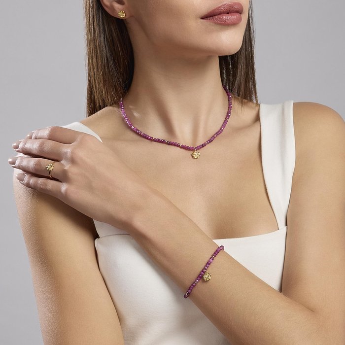 Bracelet Rubis LA VIE EN ROSE