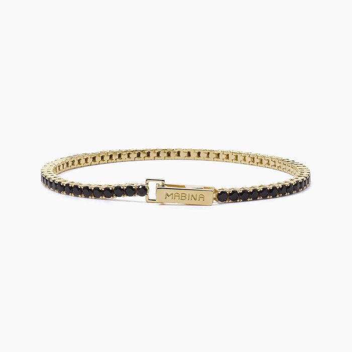 Bracelet tennis noir TENNIS CLUB