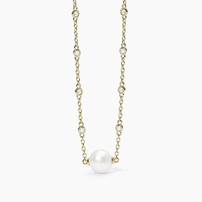 Collier ras du cou en perles dorées DUCHESSE
