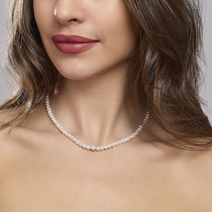 Collier ras du cou en perles MAMMA MIA