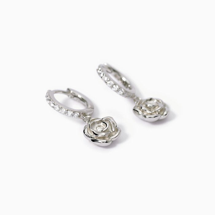 Boucles d'oreilles roses LA VIE EN ROSE