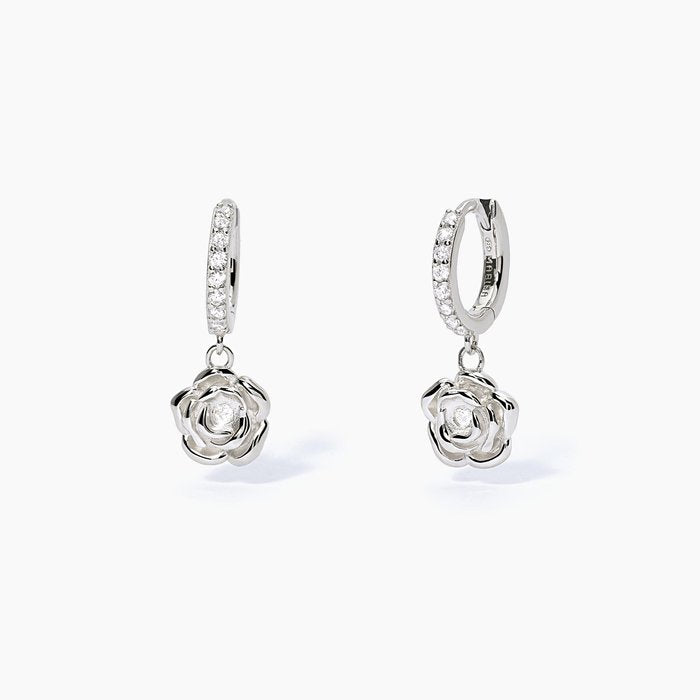 Boucles d'oreilles roses LA VIE EN ROSE