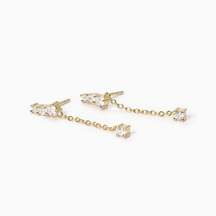 Orecchini pendenti con catena JACKIE