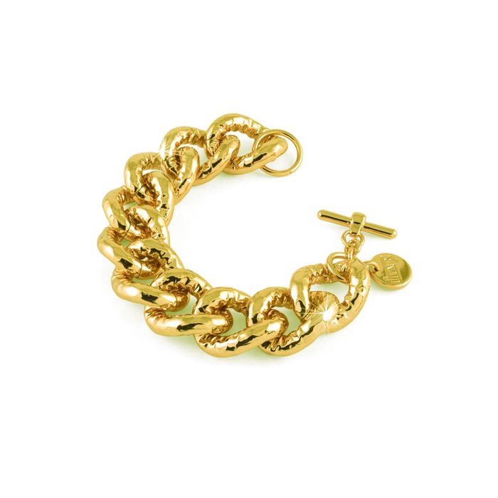 Bracciale in bronzo dorato