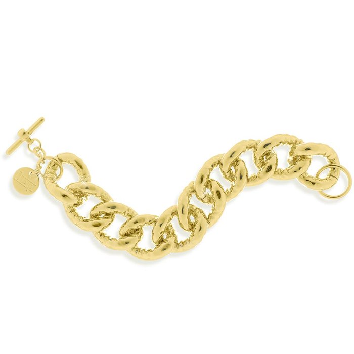 Bracciale in bronzo dorato