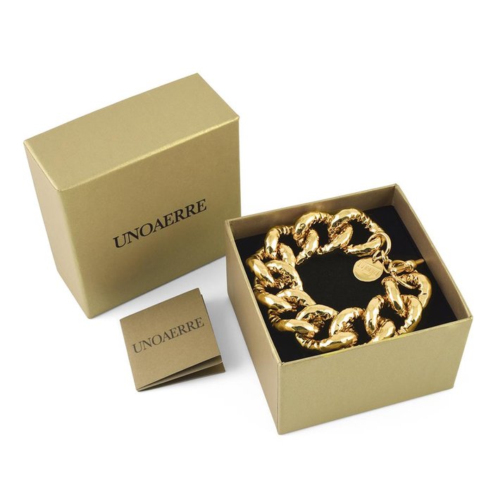 Bracciale in bronzo dorato