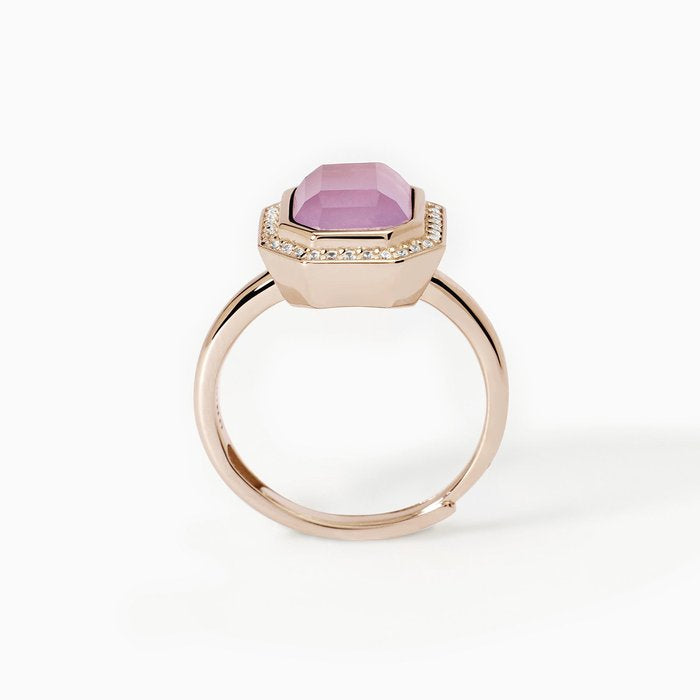JETSET Octagonal Cut Jade Ring