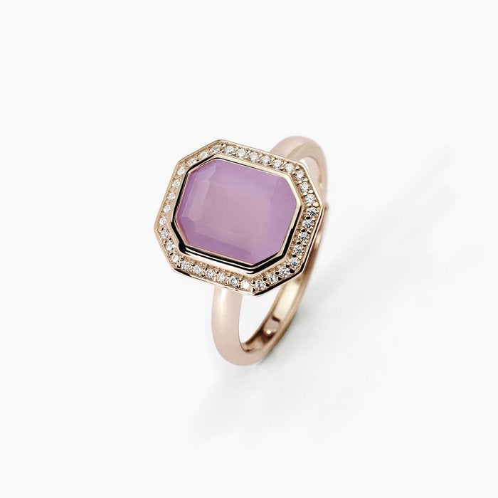 JETSET Octagonal Cut Jade Ring