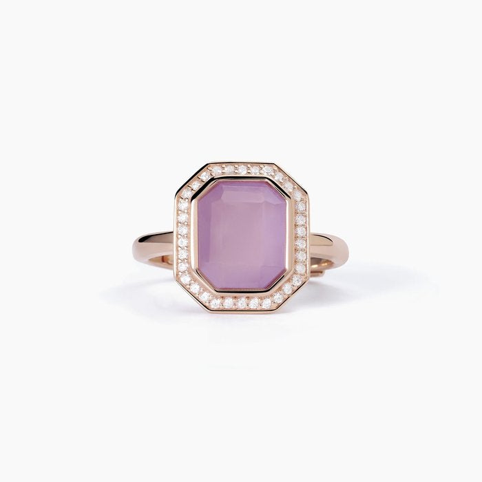 JETSET Octagonal Cut Jade Ring
