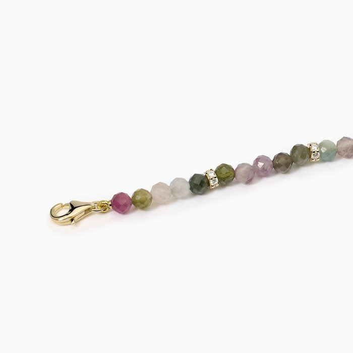 Bracelet en argent avec tourmaline CODE COULEUR