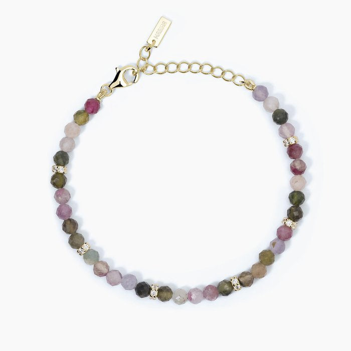 Bracelet en argent avec tourmaline CODE COULEUR