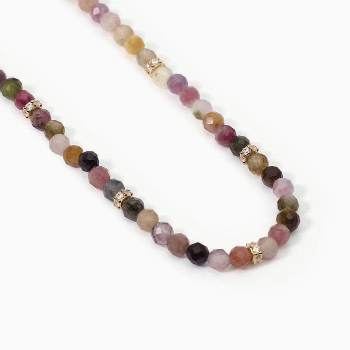 CODE COULEUR du tour de cou en tourmaline