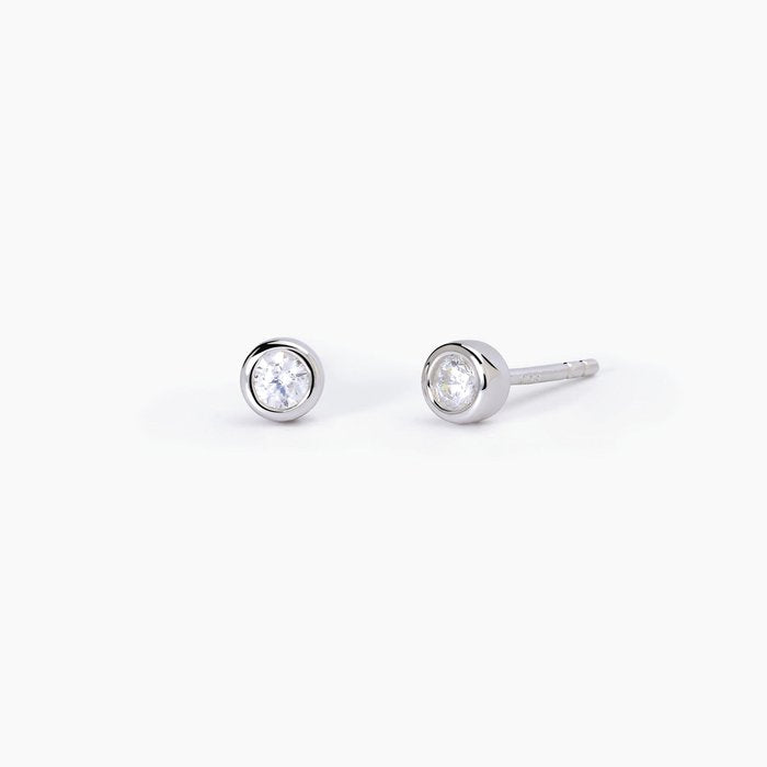 Orecchini punto luce in argento SHINY