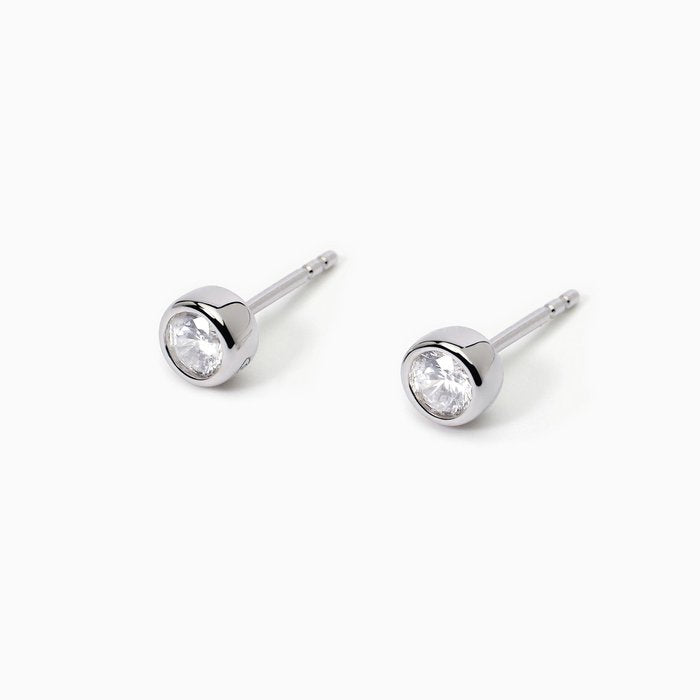 Orecchini punto luce in argento SHINY