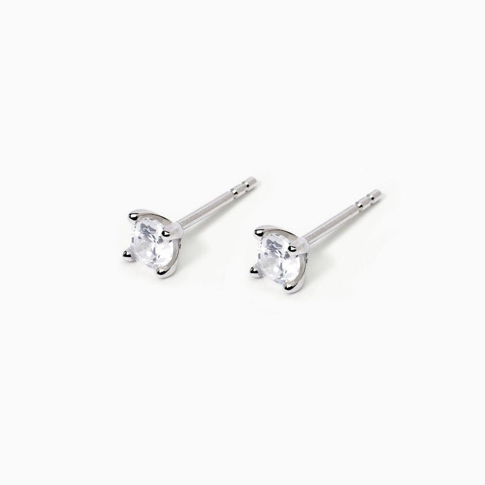 Orecchini in argento con punti luce SHINY