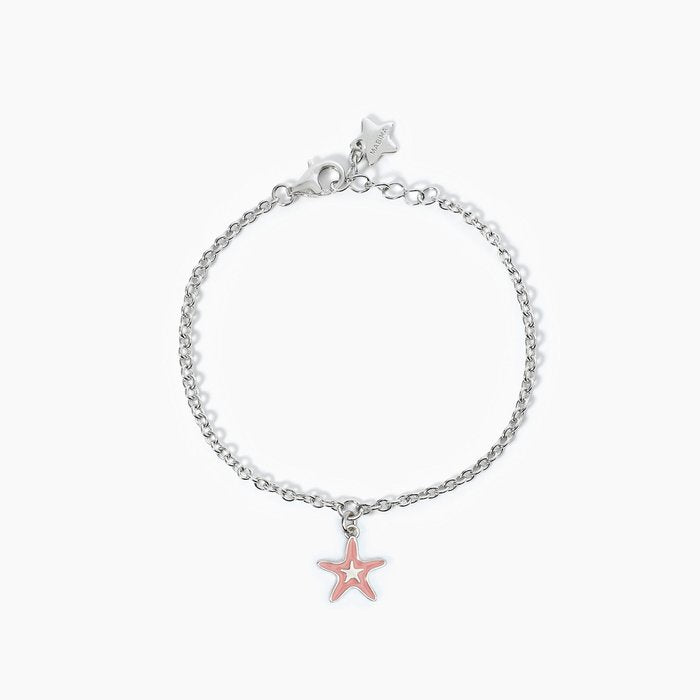 Bracelet étoile de mer émaillée MARINA en argent