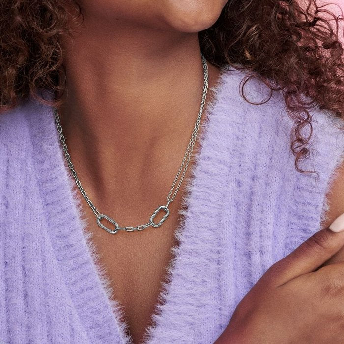 Collana Doppia Maglia Link Pandora ME