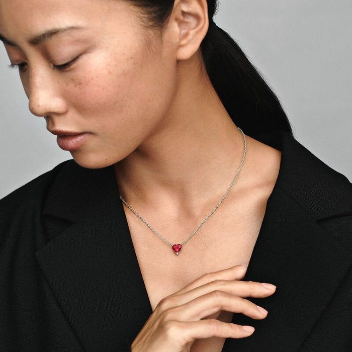 Collana Cuore Rosso