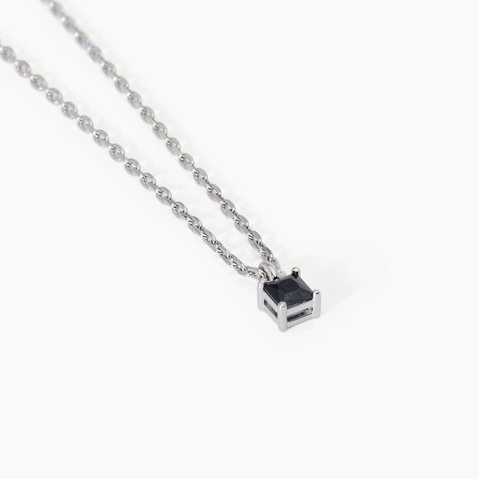 Collana uomo in argento con pendente PUNTO DI VISTA
