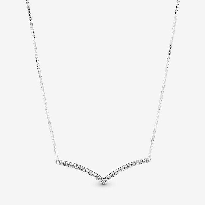 Collana chevron scintillante