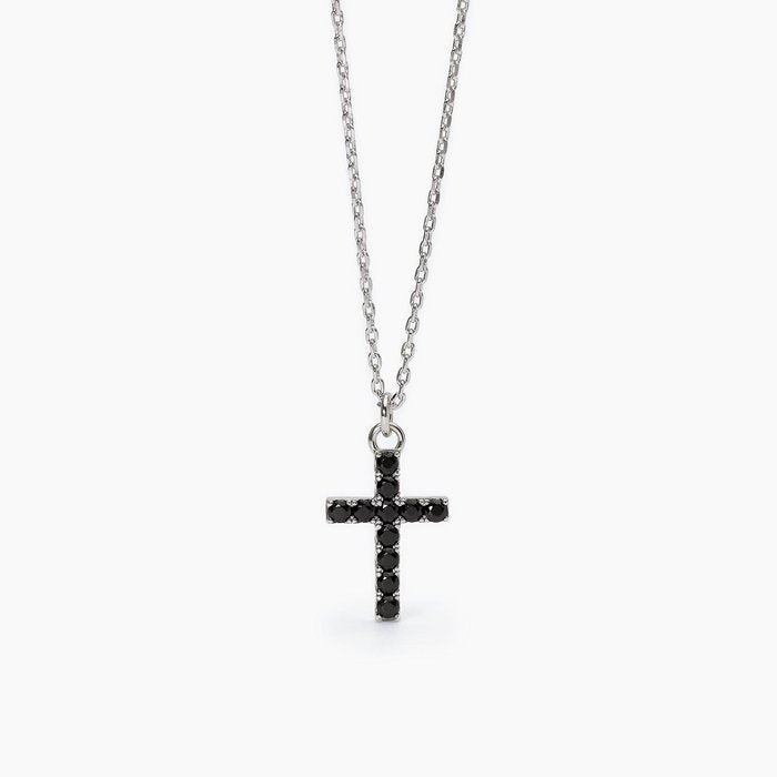 Collana in argento con ciondolo croce MYSTICAL