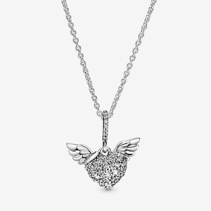 Collier Coeur avec Ailes