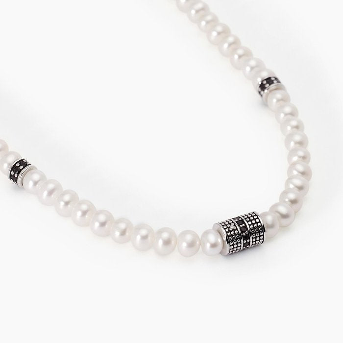 Collier en argent avec perles de culture YOUNG REBEL