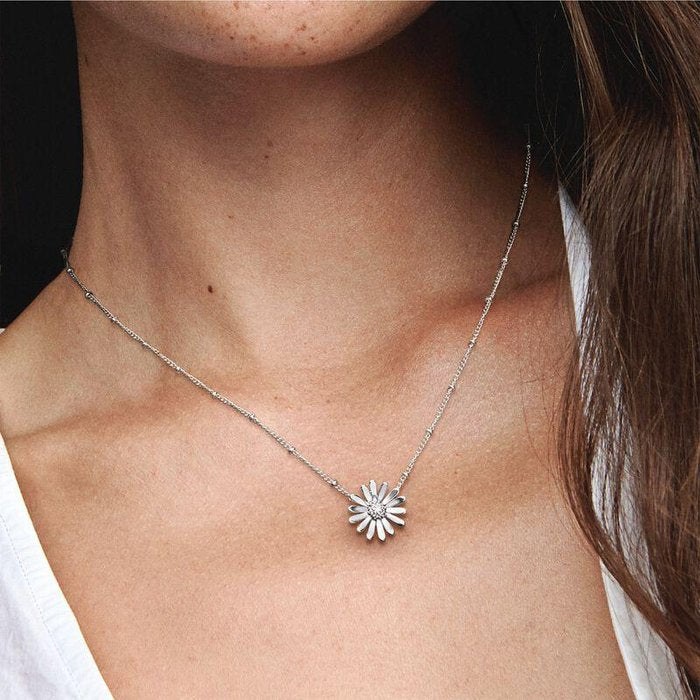 Collana Margherita con pavé