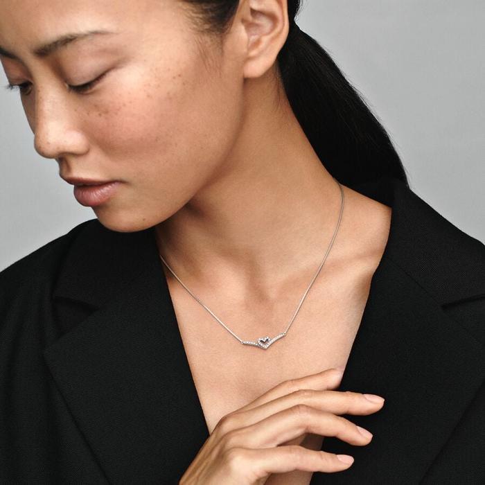 Collana Cuore Desiderio Scintillante