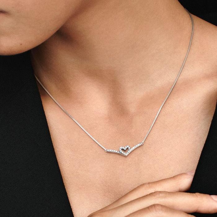 Collana Cuore Desiderio Scintillante