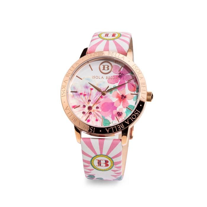 Horloge Fleur de Pêcher