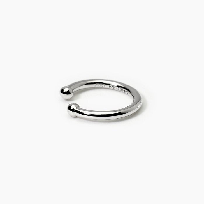 Orecchino ear cuff in argento a cerchio CUFFMANIA
