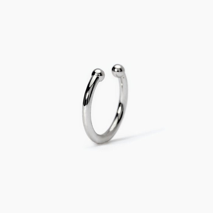 Orecchino ear cuff in argento a cerchio CUFFMANIA