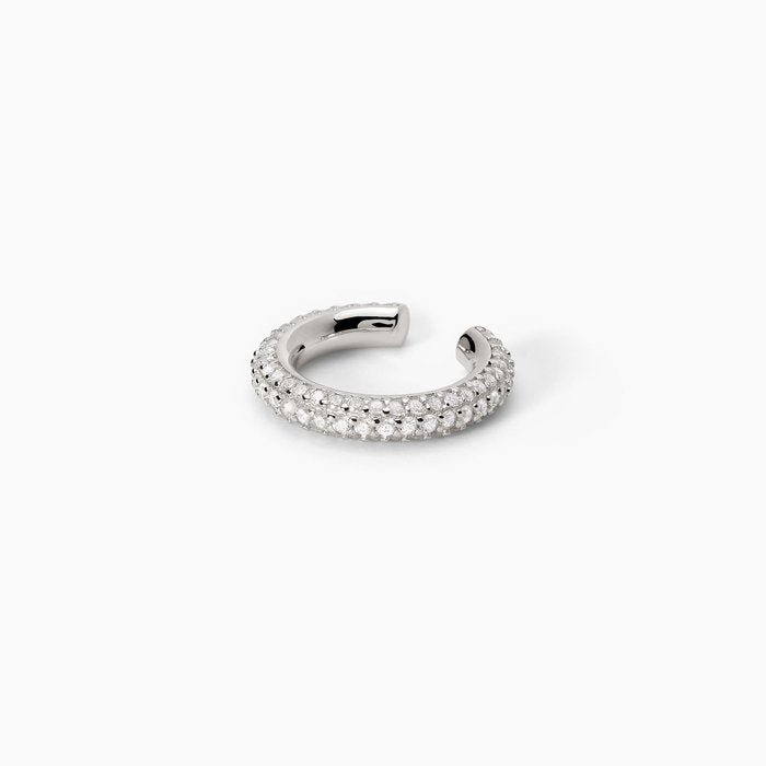 Orecchino ear cuff con pavè CUFFMANIA