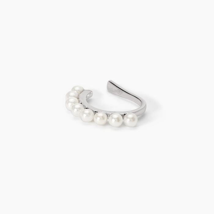 Orecchino ear cuff con perle CUFFMANIA