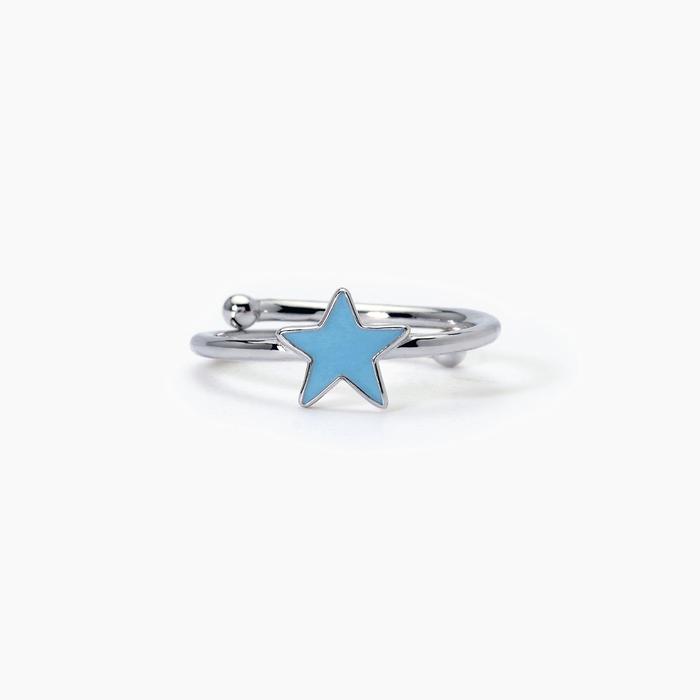 Bague en argent avec petite étoile STAR STAR