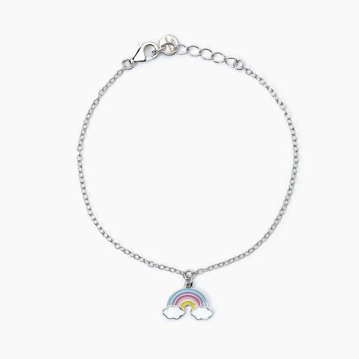 Bracciale in argento con arcobaleno RAINBOW