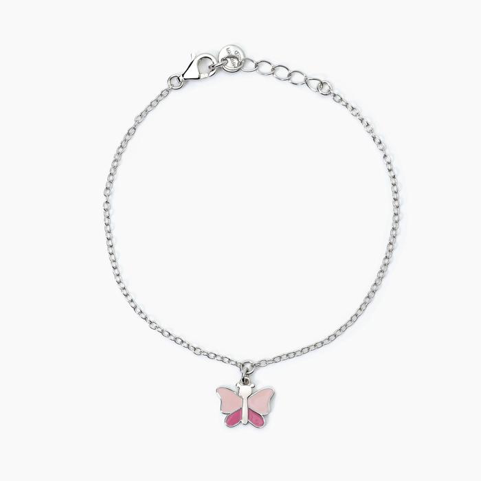 Bracciale in argento con farfalla BUTTERFLY