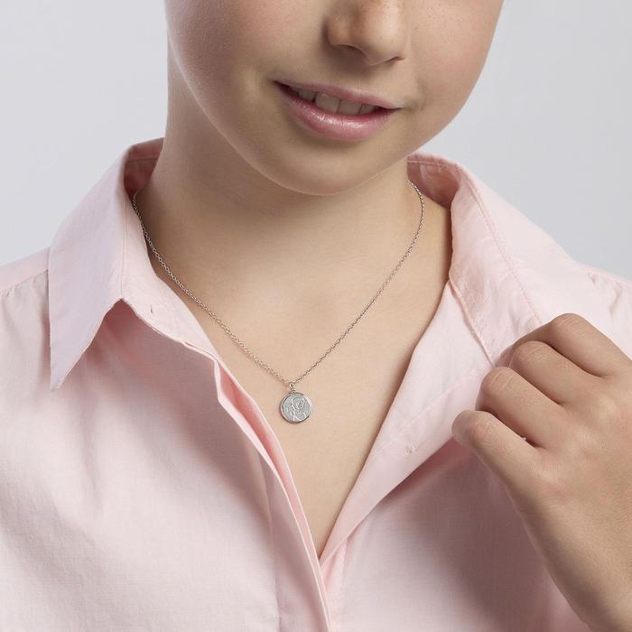 Girocollo in argento con angioletto CREDO IN TE