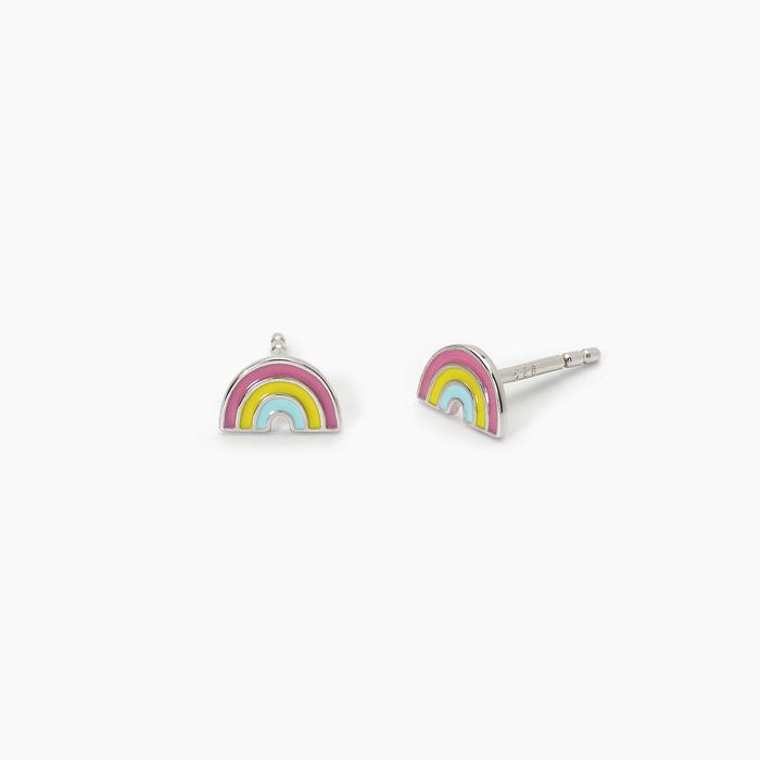 Orecchini in argento con arcobaleno RAINBOW