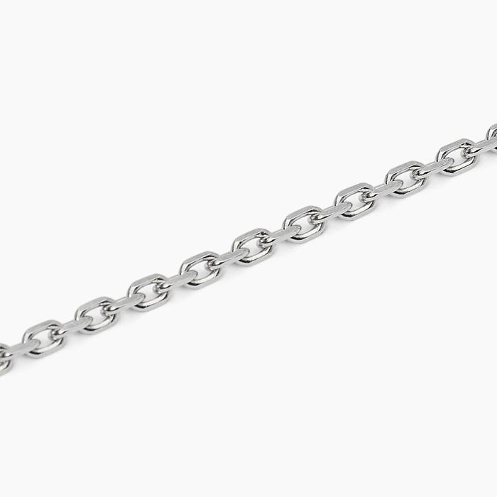 Bracelet en argent EVERY DAY avec chaîne forçat