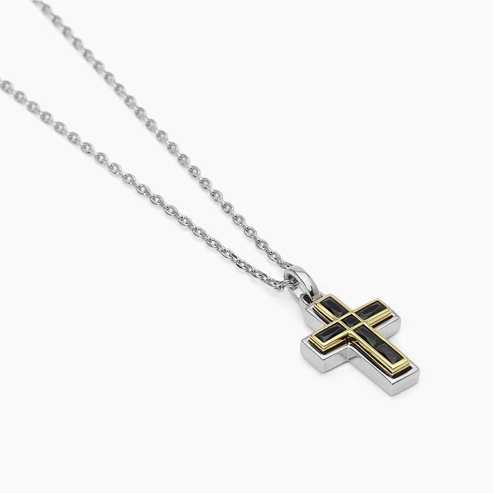 Collier Croix MYSTIQUE en Argent