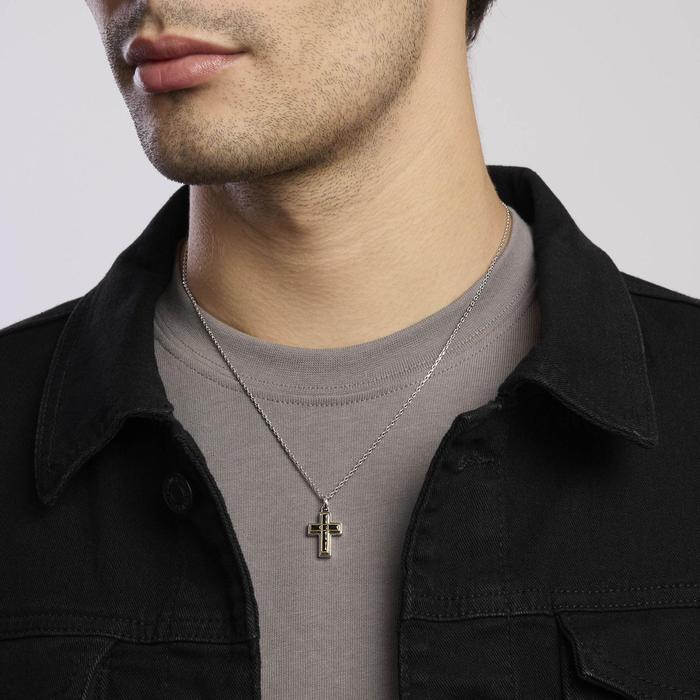 Collier Croix MYSTIQUE en Argent