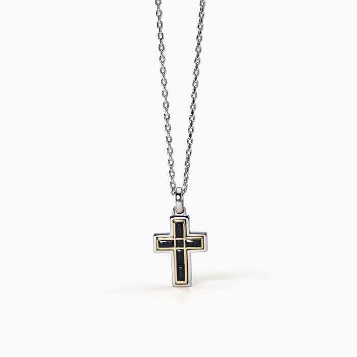 Collier Croix MYSTIQUE en Argent