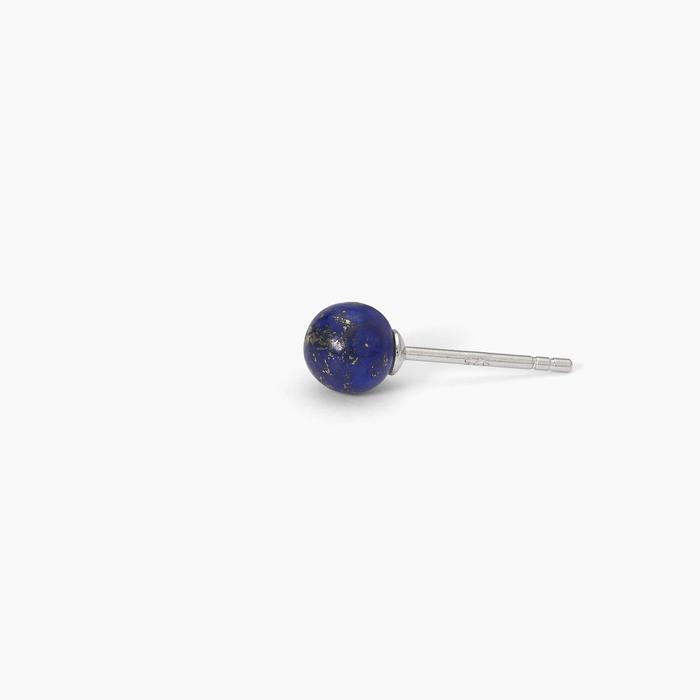 Silver earring with lapis MONOMANIA