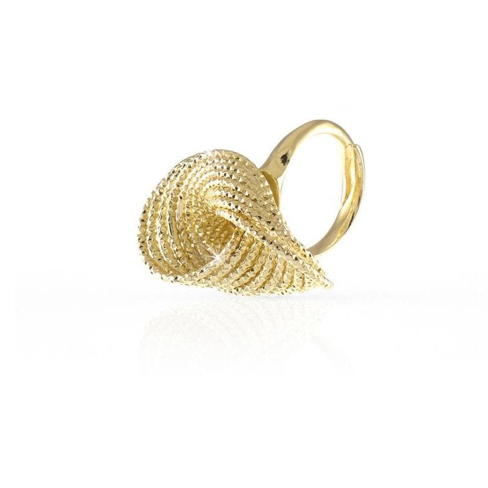 Anello in bronzo dorato