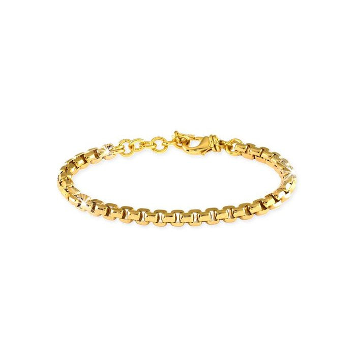 Bracciale in bronzo dorato