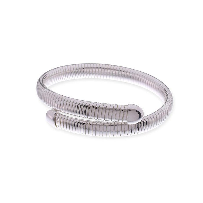 Bracciale in bronzo argentato