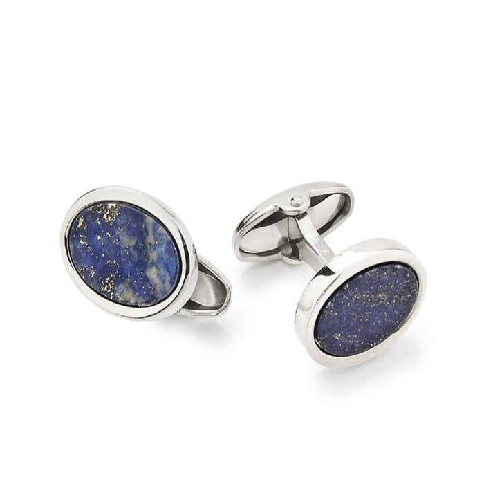 Gemelli in argento bianco